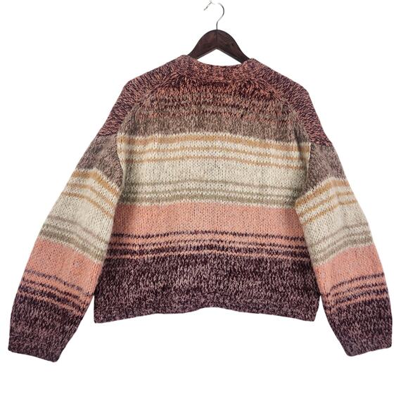 Velvet “The Lara” Sweater Women’s SZ SM Multicolor Made in Peru Alpaca EUC - Picture 4 of 15